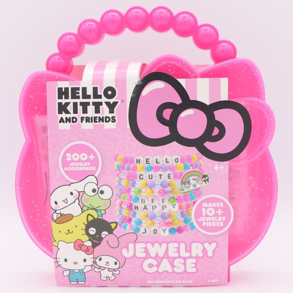 Hello Kitty And Friends Jewelry Case - 200+ Jewelry Accessories Makes 10+ Pieces